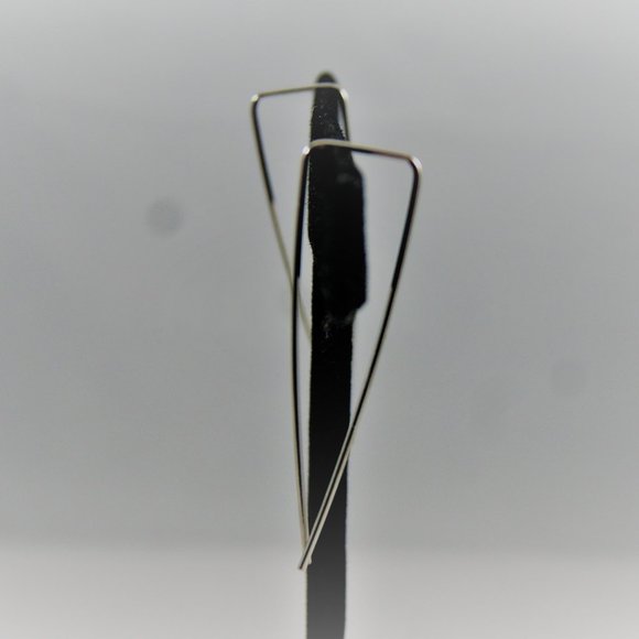 Modern Earrings | Silver - New! - Picture 2 of 4